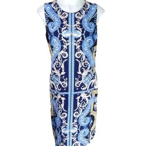 J. McLaughlin Baroque Sophia Shift Dress Catalina Cloth